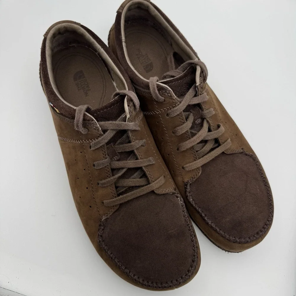The North Face Hayden Shoes Mens 12 Brown Suede Leather Casual Hiking Shoes